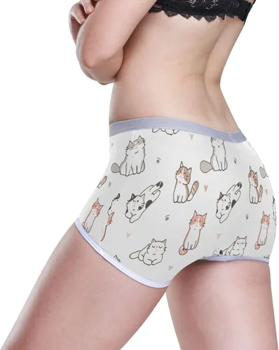 Vista 5 de Women's Boyshort Ladies Panties Comfortable Sleep Boxer Briefs