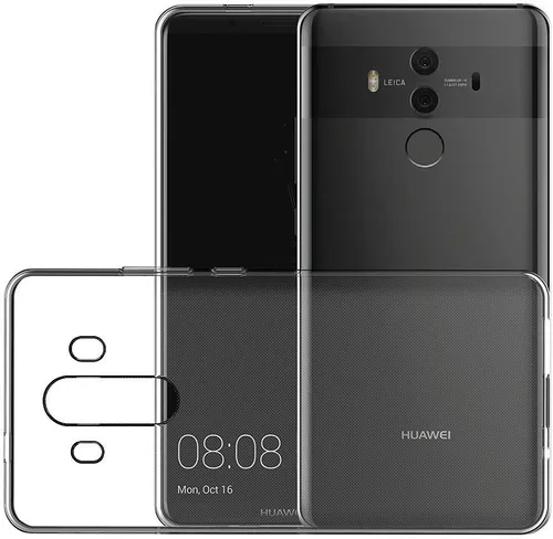 Vista 5 de MaiJin Funda para Huawei Mate 10 Pro (6 pulgadas) TPU suave goma gel parachoques transparente contraportada