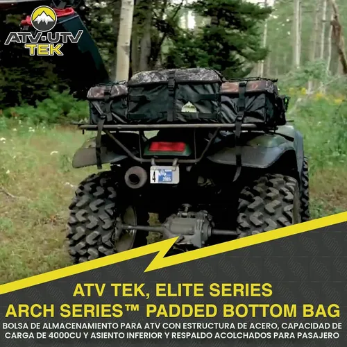 Vista 2 de ATV Tek ASPBBLK Arch Series Bolsa inferior acolchada en negro