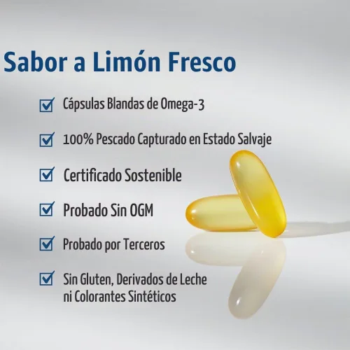 Vista 4 de Nordic Naturals proomega – D – Limón 60 ct.