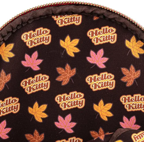 Vista 6 de Loungefly Sanrio Hello Kitty Pumpkin Spice Adult Womens Convertible Mini Backpack Purse