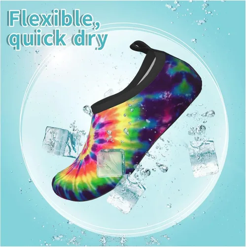 Vista 6 de Waterpark Essentials-Water Shoes for Boy Girl Kids Swim Water Shoes Quick Dry Non-Slip Water Skin Barefoot Aqua Pool Socks for Beach Outdoor Gift