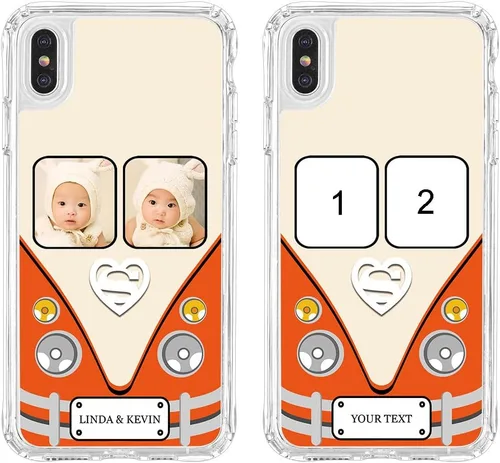 Vista 311 de Funda de teléfono personalizada para Apple iPhone 8 Plus iPhone 7 Plus, personalizada con foto, imagen, texto, imagen, diseño de imagen