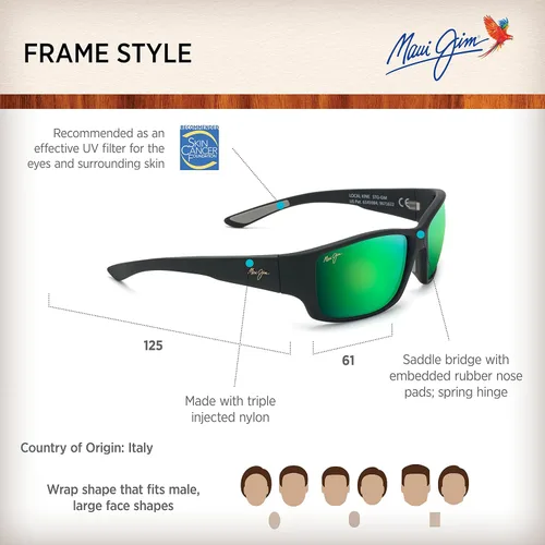 Vista 6 de Maui Jim Gafas de sol polarizadas Local Kine para hombre