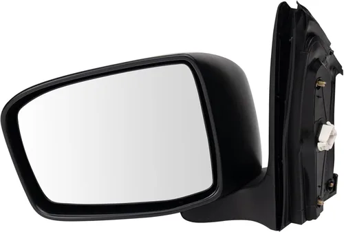 Vista 190 de TRQ Espejo plegable con calefacción eléctrica del lado del conductor con indicador de punto ciego pintura a juego negro liso compatible con Kia