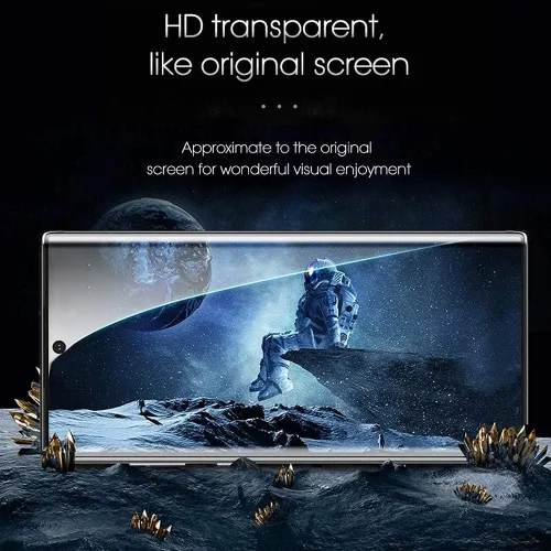 Vista 6 de [Paquete de 2] Protector de pantalla de privacidad compatible con Samsung Galaxy Note 10 Plus Note 10+ Note 10 Plus 5G