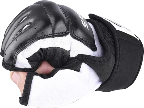Vista 7 de SAWANS Punch Bag Boxing Gloves Karate Mitts MMA Body Combat Taekwondo Training Martial Art Fighting Grappling Muay Thai