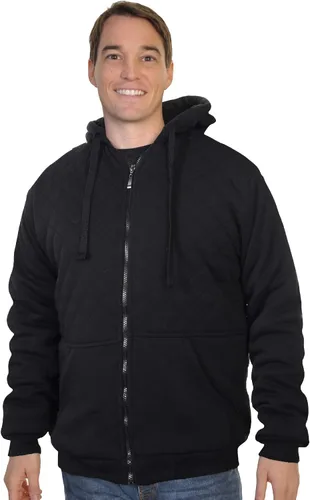 Vista 26 de Chaqueta con capucha con cremallera completa y forro de sherpa