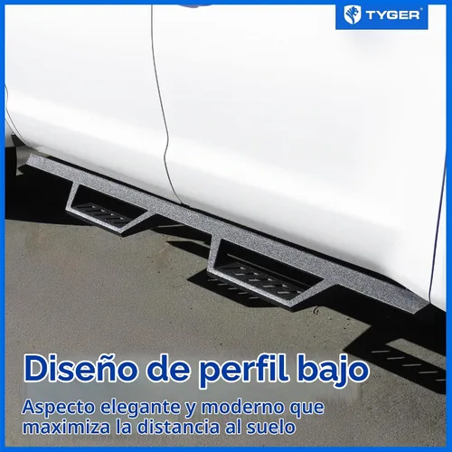 Vista 3 de Tyger Auto LanderX - Estribo compatible con Toyota Tundra 2007-2021 CrewMax TG-LX3T84118 Barras Nerf de riel de paso lateral
