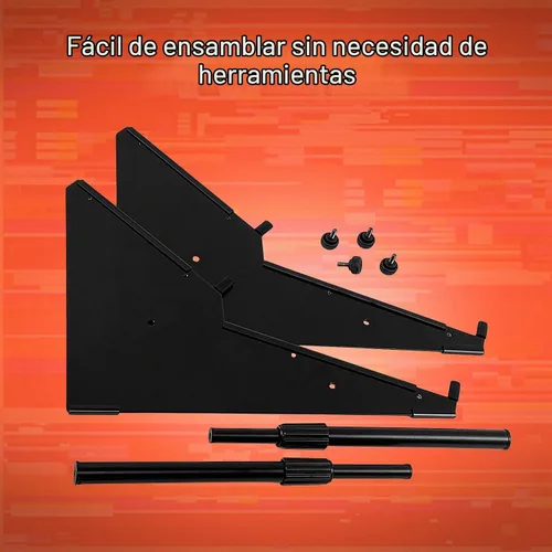 Vista 8 de XTS Duo-Flex - Soporte de sobremesa, 2 niveles para pedales FX