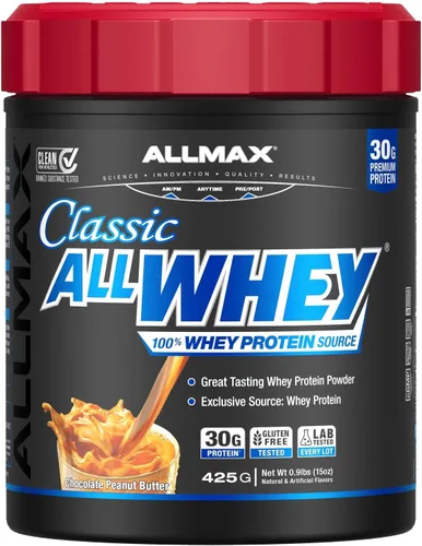 Vista 14 de ALLMAX AllWhey Classic - Proteína de suero en polvo, chocolate, 2 libras Supports Lean Muscle Growth, Enhances Recovery, 30g Whey Protein, Gluten