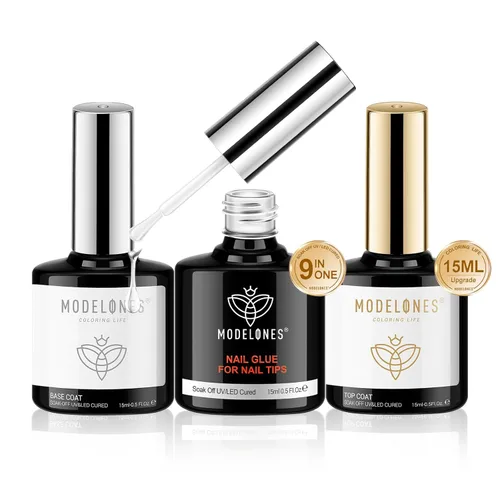 Vista 29 de Modelones Esmalte de uñas en gel con purpurina, brillo plateado reflectante, mix de purpurina brillante, gel transparente con destellos de confeti