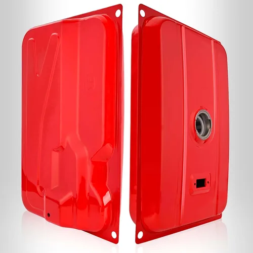 Vista 7 de Tanque de combustible de 5 galones para generador con filtro, medidor, tapa universal compatible con EC2500 (5 galones, rojo)