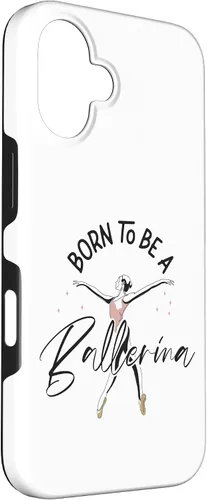 Vista 3 de Funda para iPhone 16 Ballerina Bailarina Bailarina Bailarina nacida para ser una bailarina