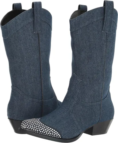 Vista 7 de Karl Lagerfeld Paris Lakota-Western Boo Botines para mujer