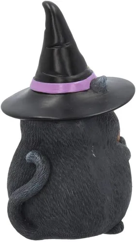Vista 5 de Nemesis Now Figura de gato negro de la suerte, 6.3 in, resina