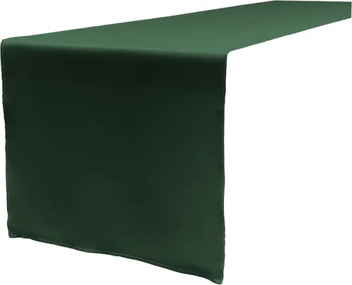 Vista 10 de LA Linen™ mantel de popelina de poliéster de 14 por 108 pulgadas Blanco P
