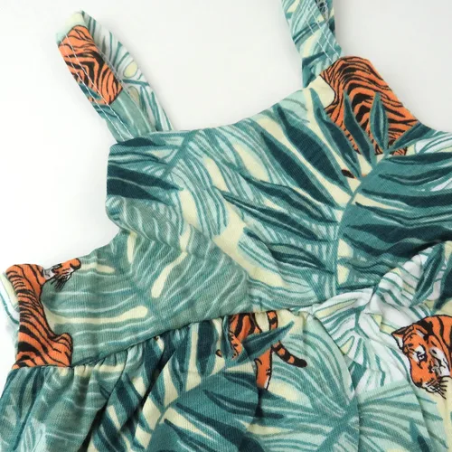 Vista 3 de HonestBaby Conjunto de body de 3 piezas con diseño de burbujas para bebé, mameluco y diadema