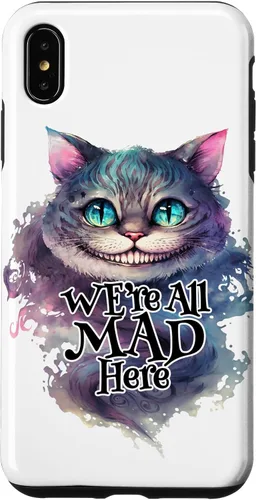 Vista 11 de Cheshire cat We're All MAD Here Alicia in Wonderland - Carcasa para iPhone 17