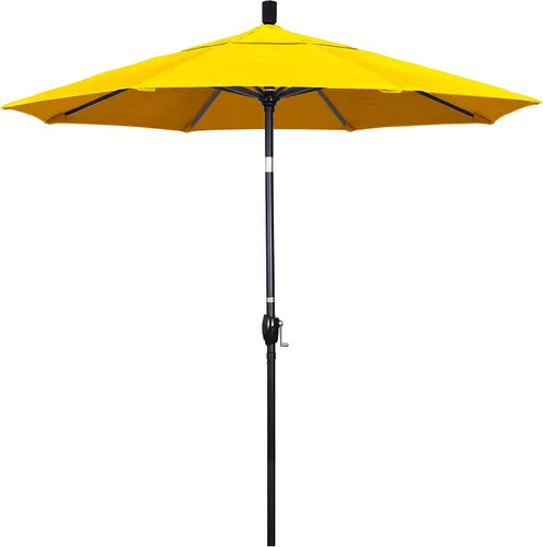 Vista 16 de California Umbrella 7.5' paraguas redondo de aluminio del mercado, elevación de la manivela
