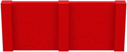 Vista 8 de EverBlock Kit de pared de 5 x 4 pies Bloques de construcción modulares Sistema de pared para edificios, pantallas y estructuras Divisor