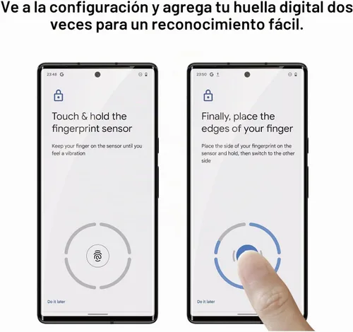 Vista 4 de AACL Paquete de 2 pantallas y lentes de vidrio templado para Google Pixel 6 Pro