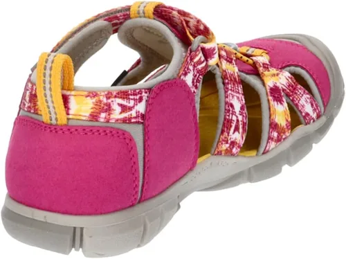 Vista 6 de KEEN Sandalia unisex Seacamp 2 CNX con punta cerrada para niños, MultiKeen Yellow, 6 Big Kid