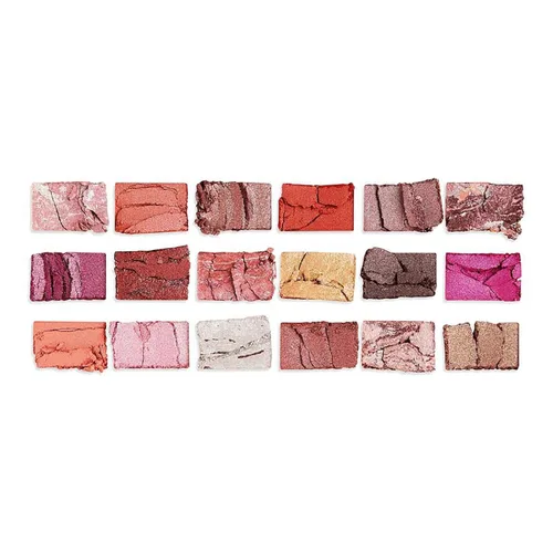 Vista 2 de Paleta de sombra de ojos I Heart Makeup Revolution, mármol rosa oro chocolate