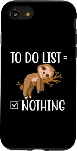 Vista 17 de To Do List - Sleeping Sloth Wildlife Animal Lover Zookeeper Case for iPhone 15