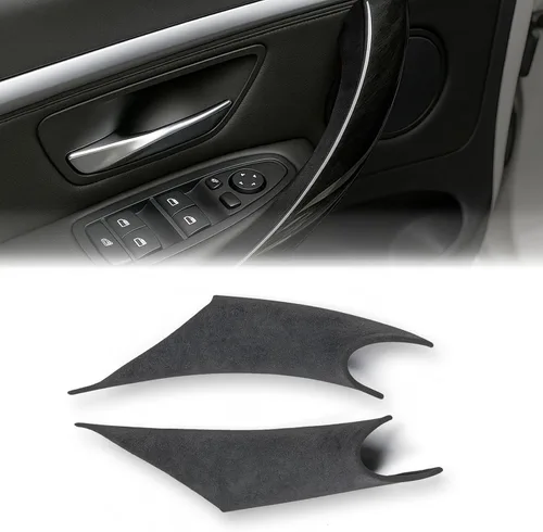 Vista 10 de Tapa adhesiva para tirador de puerta, cubierta interior para BMW F30 F34 Serie 3 320,328,330,335,340,F80 M3 2012-2018, F32 F33 F36 Serie 4
