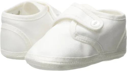 Vista 6 de Little Things Mean A Lot Boys Cotton Sateen Christening Baptism Shoe