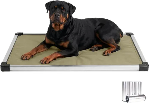 Vista 20 de K9 Ballistics - Cama para jaula de perro, a prueba de mordiscos, acolchada y blindada, prácticamente indestructible, patas incluidas