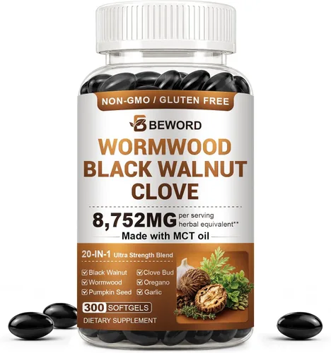 Vista 8 de 20-in-1 Wormwood Black Walnut Clove Parasite Cleanse