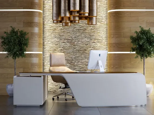 Vista 3 de Dundee Deco REAZ186FB - Panel de pared 3D de PVC de pizarra sintética beige, 3.1 pies x 2.1 pies (37.4 in x 25.6 in), decoración de paneles de pared