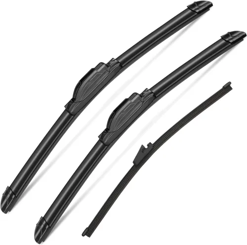 Vista 15 de 3 limpiaparabrisas para Jeep Wangler 2007-2017, Jeep Wrangler JK 2008-2018, equipo original de alta calidad para todo tipo de clima, 15 pulgadas, 15