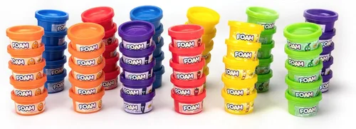Vista 6 de Crayola Silly Scents - Tubos de espuma de 60 x 1 onza para niños, juguetes antiestrés y Pascua, juguetes para niños no tóxicos, perfumados