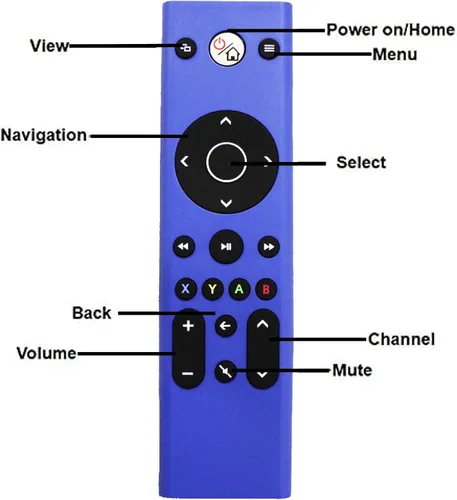 Vista 2 de Remote Control Compatible with Xbox, Xbox One X - Blue