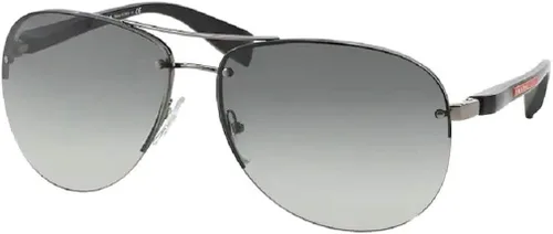 Vista 3 de Prada PS56MS - Lentes de sol piloto para hombres para mujeres + paquete con kit de gafas de cortesía iWear de diseñador