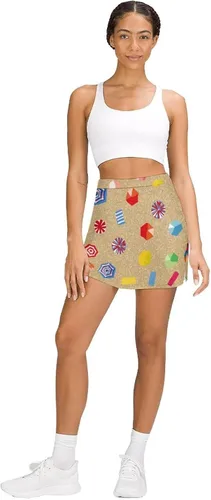 Vista 6 de KS-QON BENG Umbrellas and Windsurf Board Women's Tennis Skirts with with Lining Pockets Athletic Workout Skirts
