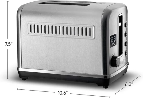 Vista 6 de Gourmia GDT2650 Tostadora digital multifunción de acero inoxidable