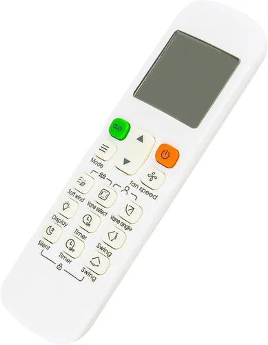 Vista 3 de RM12F - Control remoto de repuesto para aire acondicionado Midea AC Air Condition RM12F Control remoto con retroiluminación Air Conditioner, with