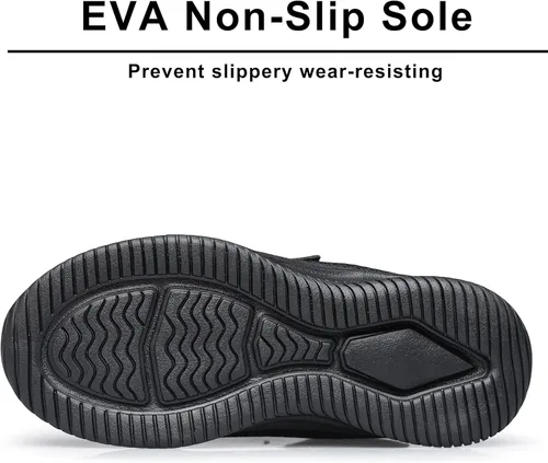 Vista 7 de BNV Zapatos deportivos para niños y niñas, unisex, ligeros, transpirables, atléticos, para correr, tenis, fitness, para niños pequeños, niños grandes