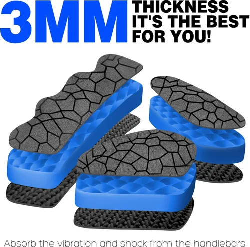 Vista 3 de BEACE Guantes de ciclismo, guantes de bicicleta, guantes de ciclismo para hombres y mujeres con pantalla táctil, guantes de bicicleta de montaña
