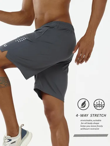 Vista 3 de NORTHYARD Pantalones cortos deportivos de baloncesto para hombre, de 5, 7, 10 pulgadas, para entrenamiento, gimnasio, secado rápido, pantalones