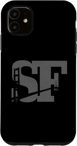 Vista 5 de Funda vintage para iPhone 14 San Francisco California SF Golden Gate Bridge