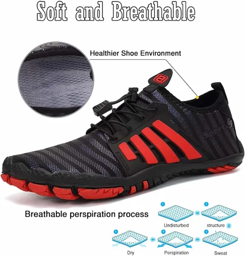 Vista 3 de Water-Shoes-Mens-Womens Quick-Dry Barefoot-Swim Diving Shoes-Aqua-Socks for Sports Climbing Beach Surf