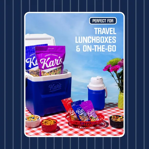 Vista 4 de Kar's Nuts Tropical Fruit 'N Nut Trail Mix, bolsa resellable de 28 onzas (paquete de 1), mezcla de aperitivos sin gluten