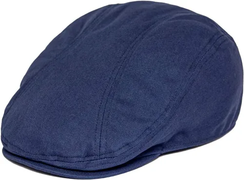 Vista 8 de BOTVELA Hombres Algodón Sarga Newsboy Flat Ivy Driving Hat Gorra ajustada