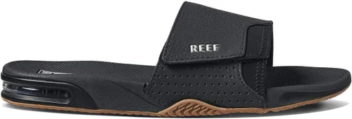 Vista 3 de REEF Fanning Slide - Sandalias para abrebotellas para hombre, soporte de arco, suela duradera, resistente al agua