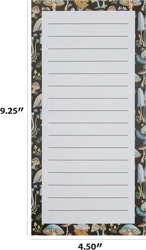 Vista 6 de C.R. Gibson CM1-25098 - Bloc magnético de forraje para refrigeradores, 4.5 x 9.25 pulgadas con 75 hojas, multicolor